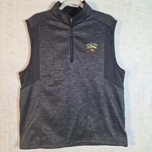 Greg Norman 121st U.S. Open Torrey Pines Golf Vest Mens Medium 1/4 Zip